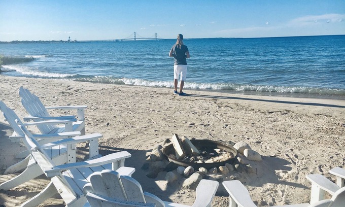 Mackinaw City Condominio | Mackinaw City Piso Alquiler-View Mackinac Island 49757