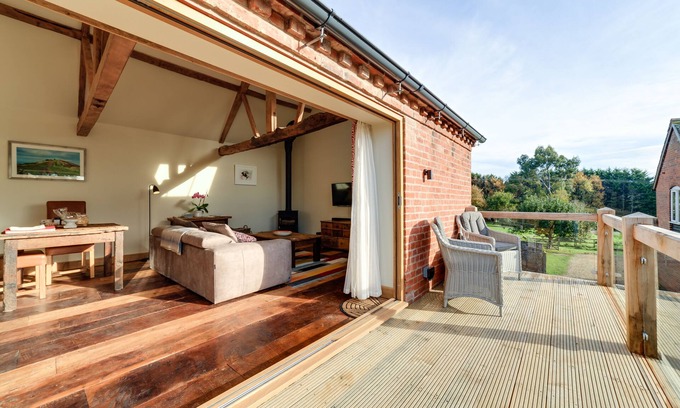 Ledbury Casa | The Stables and Hayloft, una lujosa casa de vacaciones romántica en el campo