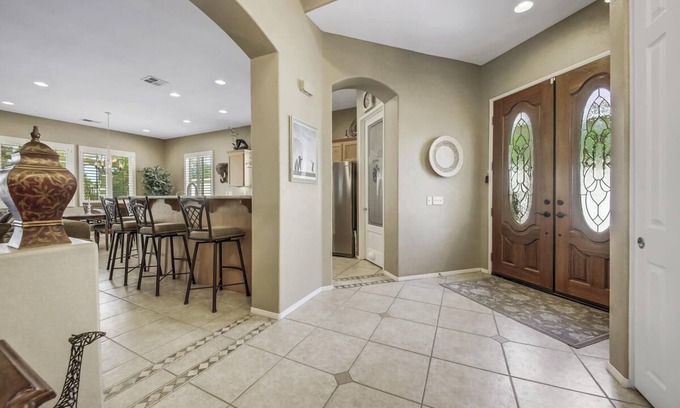 Indio Villa | This is it! 4+3! EV charger, pool/spa, BBQ, bar!