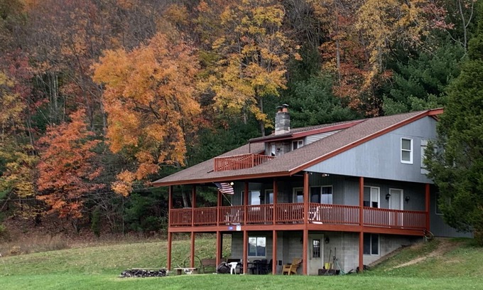 Kunkletown Casa | Escapada tranquila y apartada con espectaculares vistas a la montaña