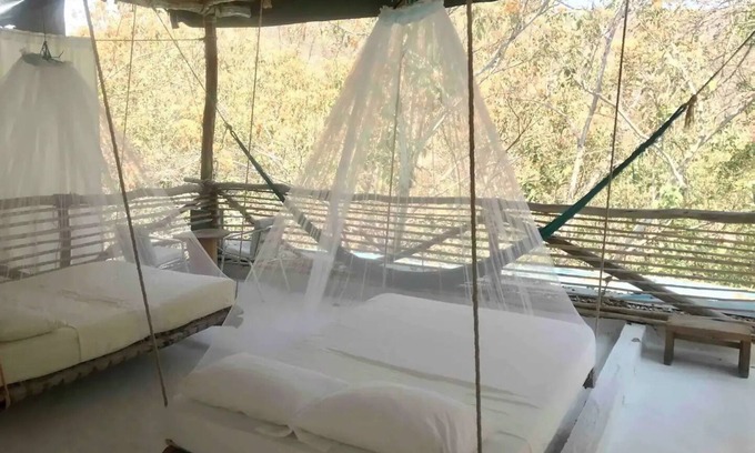 Arroyo Cruz Casa | Tree house Pergola Swimming pool at a virgin beach