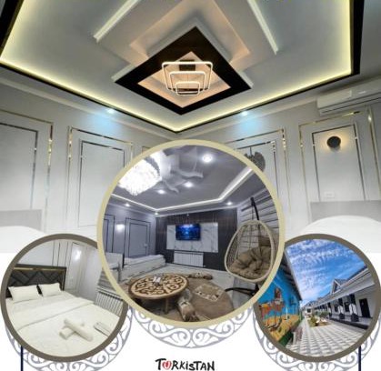Turkestan Apartamento | Turkistan apart Hotel ближе Караван сарая