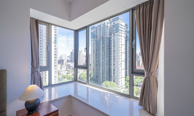 Xujiahui Cama Y Desayuno | Tyms Elegant 2BR 1BA Apt Walk to Malls