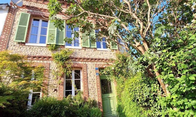 Yport Cabaña | Casa típica a 400 m de la playa wifi sauna muebles de jardín barbacoa