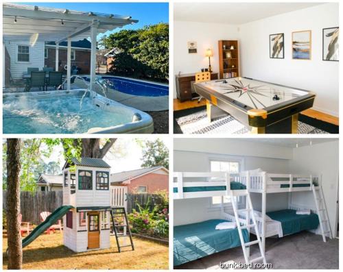Terry Sanford Casa | Ultimate Family Getaway Private Pool and Hot Tub
