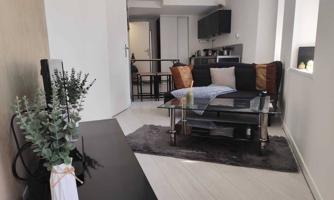 Thonon-les-Bains Apartamento | Ultra-center Thonon apartment in small condominium.