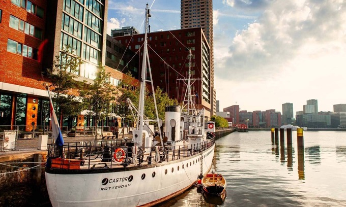 Kop van Zuid Alquiler De Eote | Barco B & B único en Rotterdam, Kop van Zuid