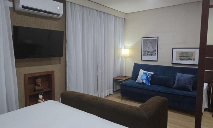 Chacara Santo Antonio Apartamento | Unique Home 15min Cons USA - Smart TV e Sofá Cama