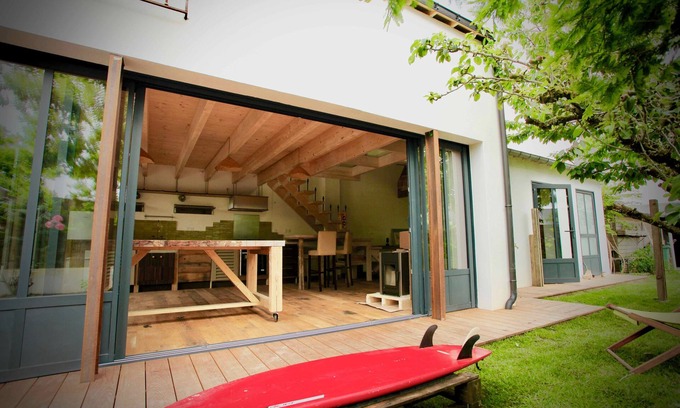 Sene Casa | Tranquila casa *** con jardín cerrado, playas y senderos costeros a pie