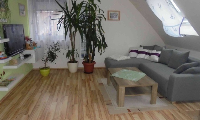 Neuburg an der Kammel Apartamento | Vacation apartment in the attic (80sqm) with separate kitchen