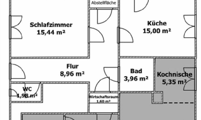 Dringenburg Apartamento | Casa de campo, ducha, aseo - Apartamentos Siggelkow