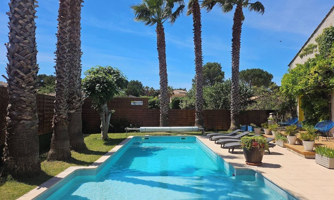 Lespignan Casa | Una villa muy hermosa, espaciosa, cómoda y ordenada.