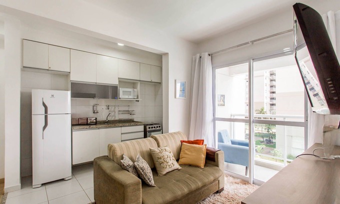 Sao Paulo Apartamento | Very pleasant and practical equipped good location