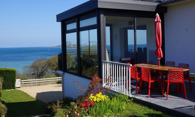 Louannec Casa | Villa 100 metros del mar, con vistas a la bahía de Perros-Guirec