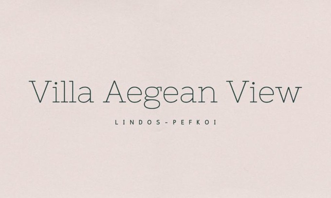 Pefkos Villa | Villa Aegean View Lindos-Pefkoi