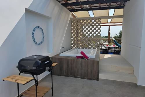 Chicxulub Puerto Apartamento | Villa con alberca, a una cuadra del mar