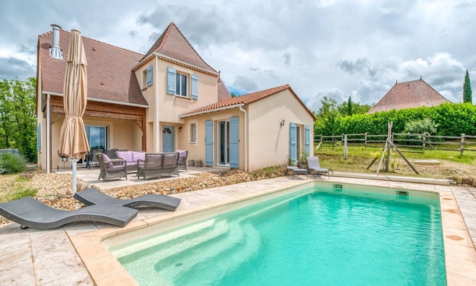 Sainte-Foy-de-Longas Villa | Villa en Aquitania con Piscina y BBQ