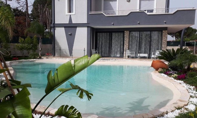 Fontane Bianche Villa | Villa 'Joel' con vistas al mar, Wi-Fi y aire acondicionado