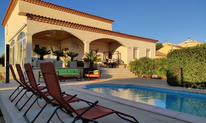 Loupian Villa | VILLA LES TROIS OLIVIERS