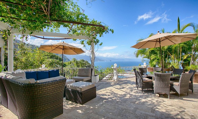 Conchas Chinas Villa | VILLA W/POOL,CHEF, PANORAMIC OCEANVIEWS, 9 BR