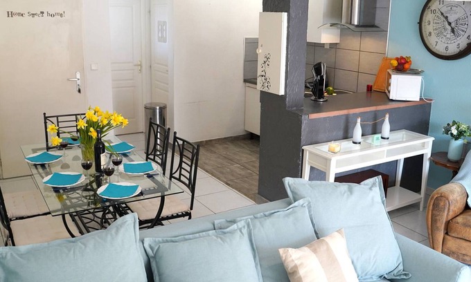 Le Barcares Villa | Villa con piscina y wifi, 6 pers, Le Barcarès