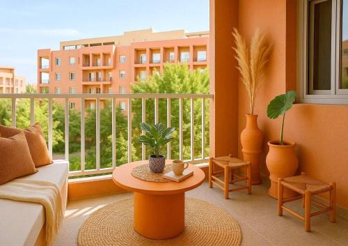 Majorelle Apartamento | Vue sur le Jardin Majorelle - Balcon Privé, Calme & Élégance