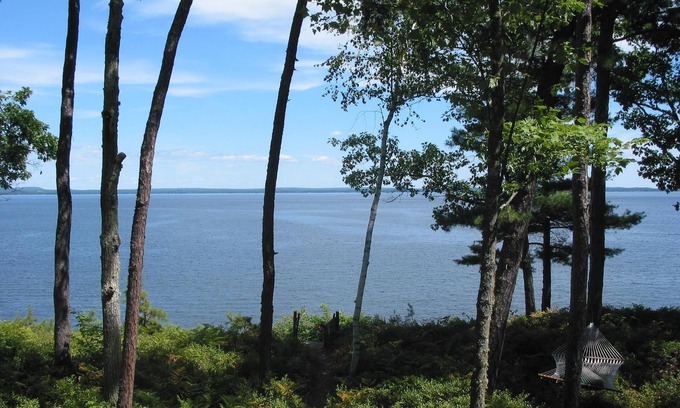 Sebago Casa | Frente a la comodidad y tranquilidad, 200 'playa privada, con vistas a kilómetros de lago