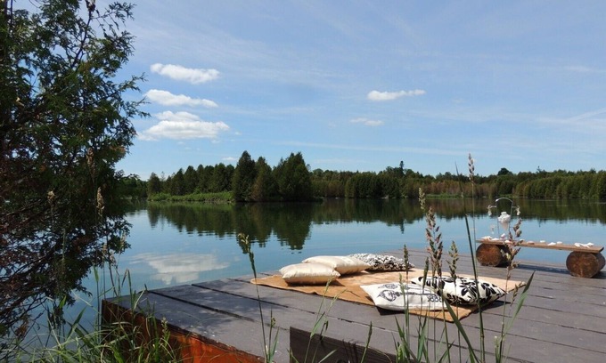Grey Highlands Cabina | Frente al acogedora cabaña en el lago de la trucha privada