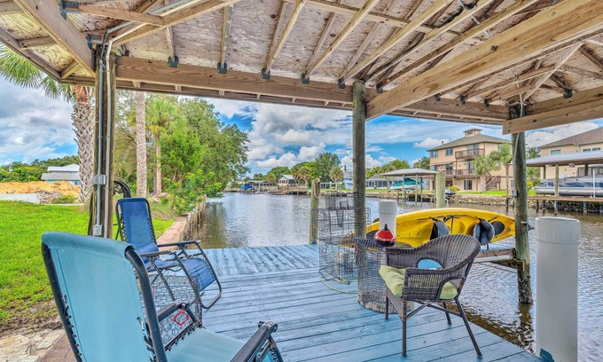 Dixie Shores Casa | Waterfront Home w/ Dock, Kayaks, Pool + More!