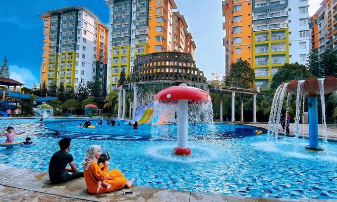 Malacca City Apartamento | Wet Amusement Water Themepark Melaka Family Suite By YGM