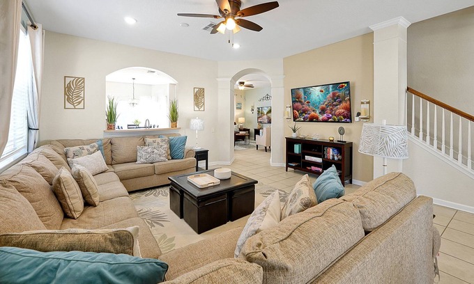 Windsor Hills Villa | * TODO A ESTRENAR-09/2019 * SOUTH POOL-6Bed / 4B / RESORT-home / POOL & SPA / 2. 5Miles-DISNEY