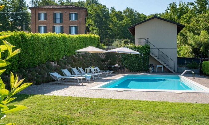 San Desiderio Casa | Estupenda casa de vacaciones privada para 8 personas con piscina privada, A/C, WIFI, TV y terraza