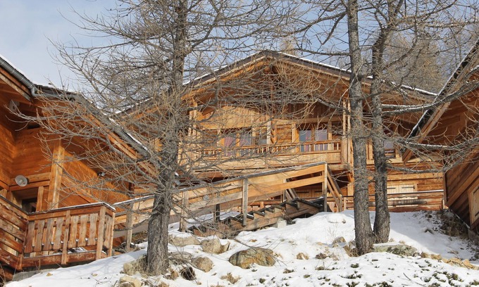 Isola Chalet De Esquí | Wooden CHALET 6 pers, panoramic terrace south-west - ski in ski out - quiet