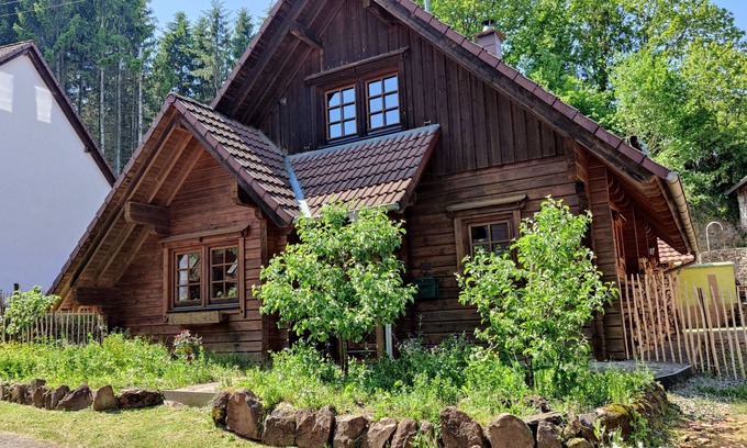Eckersweiler Cabina | Wooden house Log house in the Hunsrück Hochwald