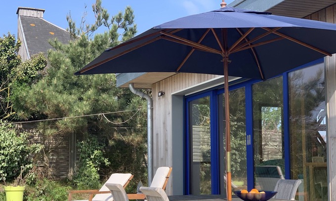 Quend-Plage-les-Pins Casa | Casa de madera en la duna con vistas excepcionales de la Bahía de Somme.