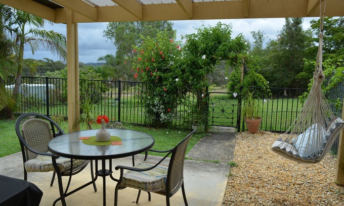 Bungwahl Cabaña | Yarramin Park Farmstay - Se aceptan mascotas, retiro para parejas