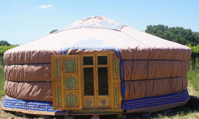 Torino di Sangro Casa | Yurta Gaia, Glamping Yurt in the greenery