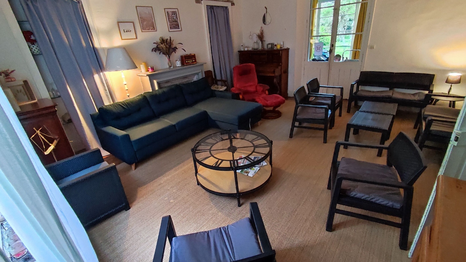 foto de Sala de estar en Courdemanche