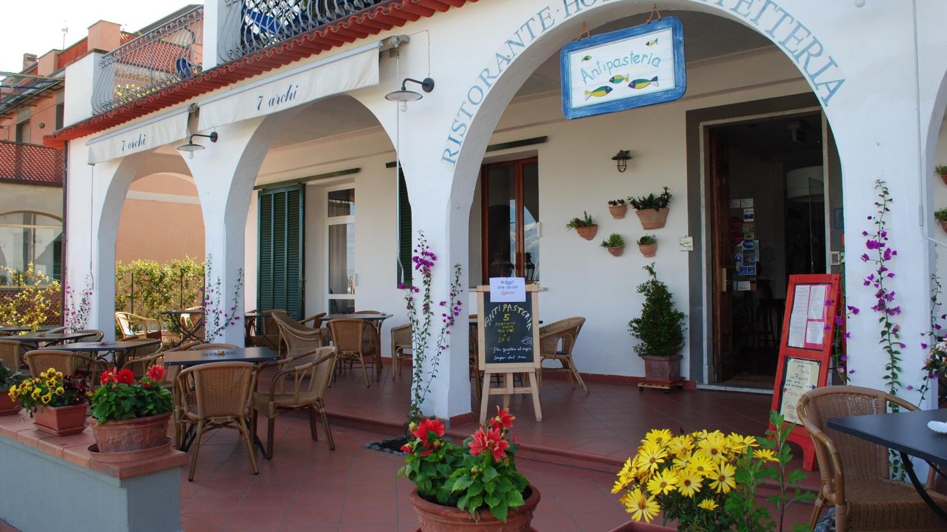 foto de Balcón de patio en Bocca di Magra
