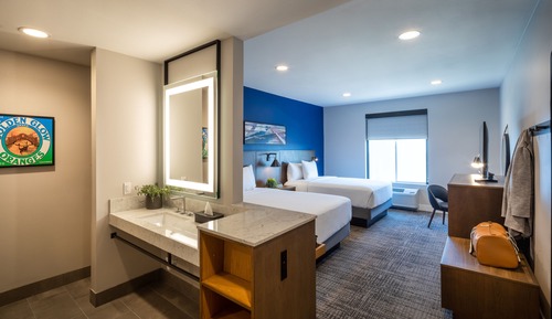 Habitación, 2 camas de matrimonio