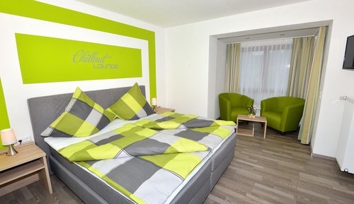 Habitación básica doble, balcón
