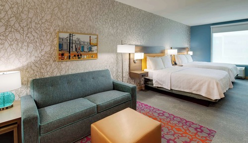 Suite estudio, 2 camas de matrimonio