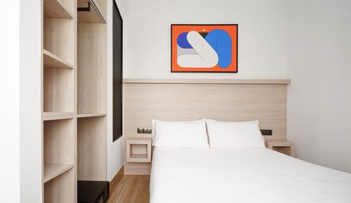 Estudio, cocina básica (Living area)