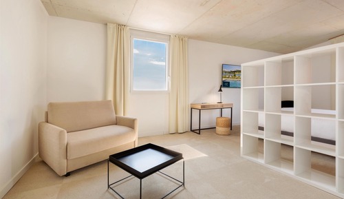 Suite junior, 1 cama de matrimonio con sofá cama