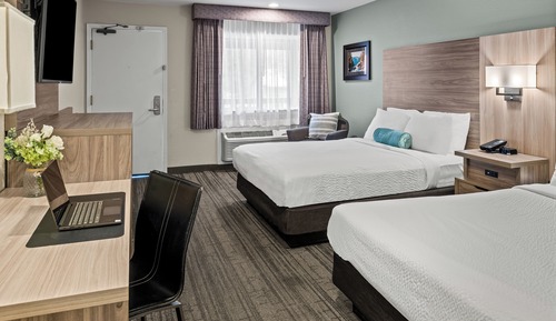 Habitación estándar, 2 camas de matrimonio