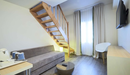 Habitación superior, varias camas