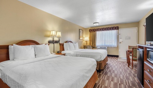 Habitación estándar, 2 camas de matrimonio, no fumadores, frigorífico y microondas