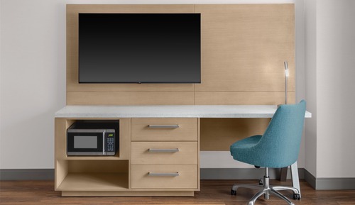 Estudio, 1 cama de matrimonio grande (Mobilty, Roll-In Shower)