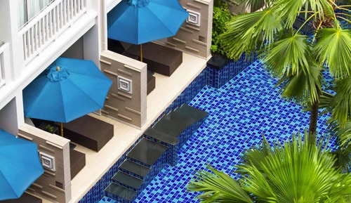 Habitación Deluxe, 2 camas individuales, acceso a la piscina