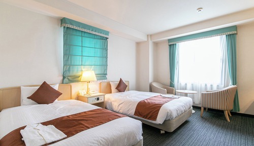 Habitación con 2 camas individuales, fumadores, en esquina